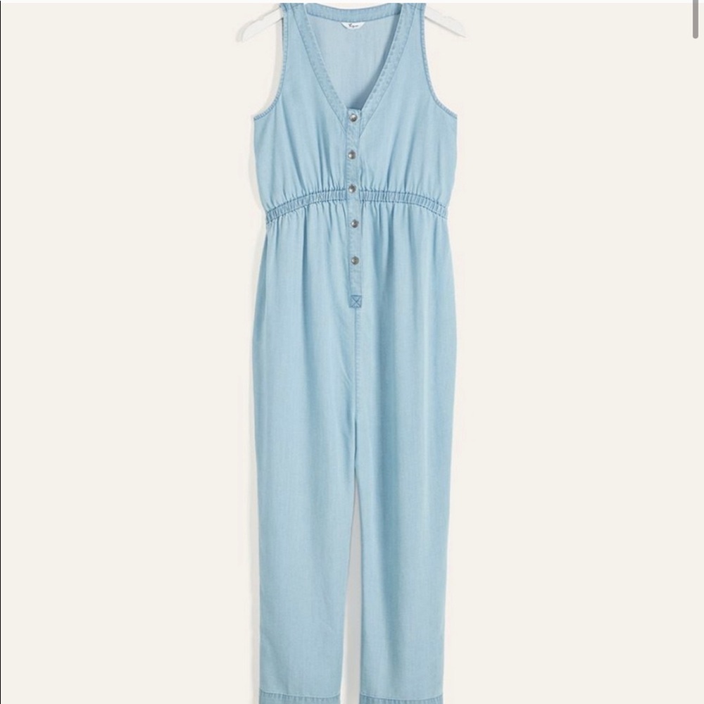Thyme | Sleeveless Maternity Cropped Jumpsuit